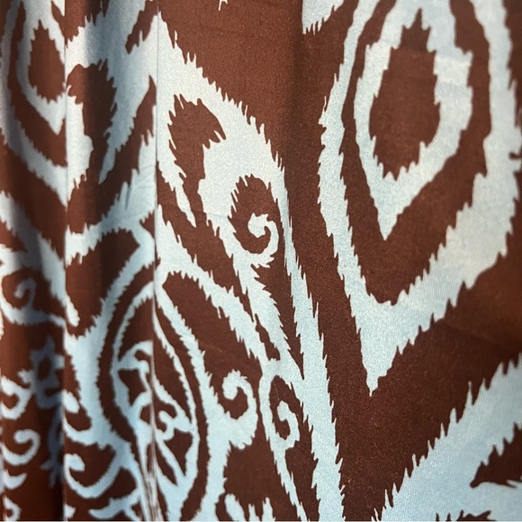 Ours | Blue and black maxi dress, patterned skirt. Small. Can fit medium. - Picture 2 of 7